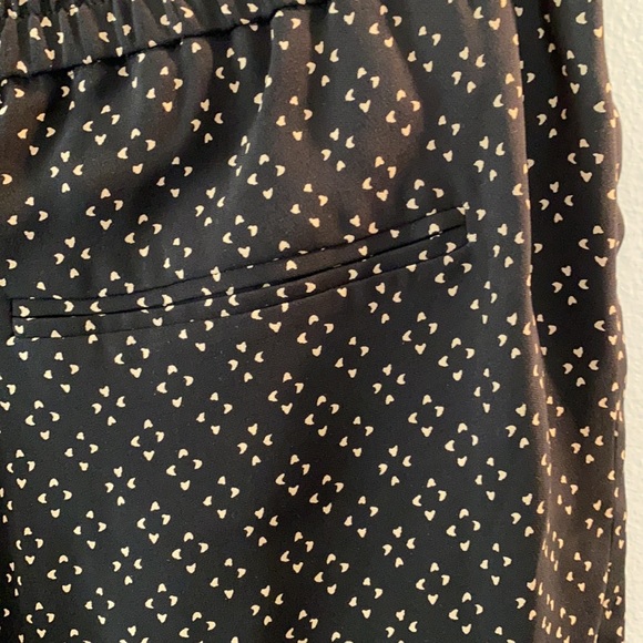 NWT 2013 A.L.C. Silk Black/Tan Drawstring Pants Women's Large - Picture 13 of 15